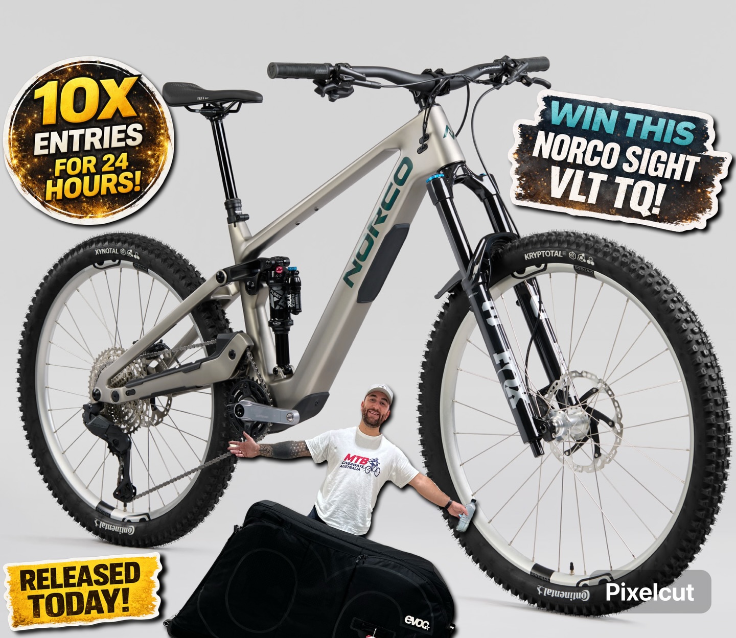 MTB Giveaways Australia Facebook ad