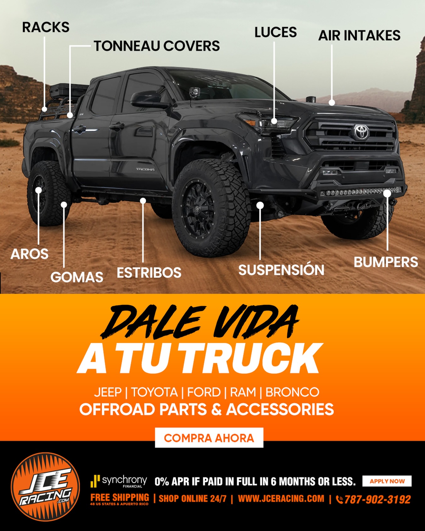 JCERacing.com Facebook ad