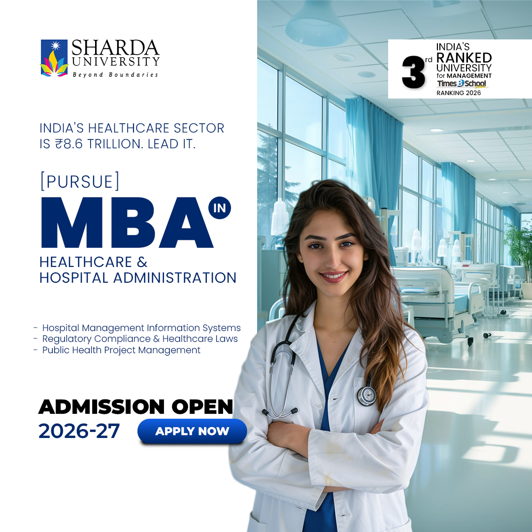 Sharda University Facebook ad