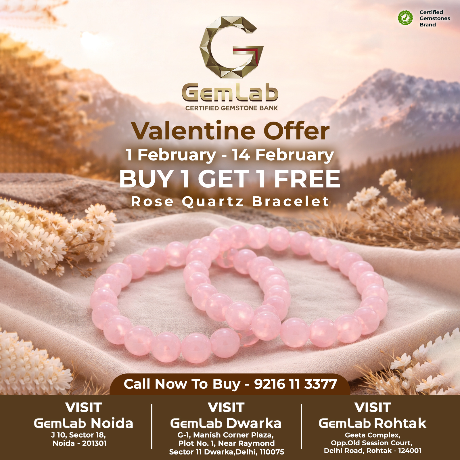 GemLab Facebook ad: Valentine Special