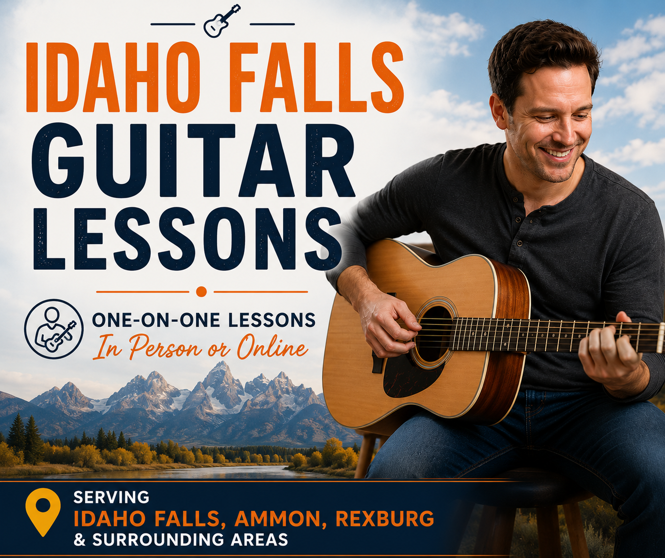 Strum Buddies Facebook ad: Idaho Falls Guitar Lessons