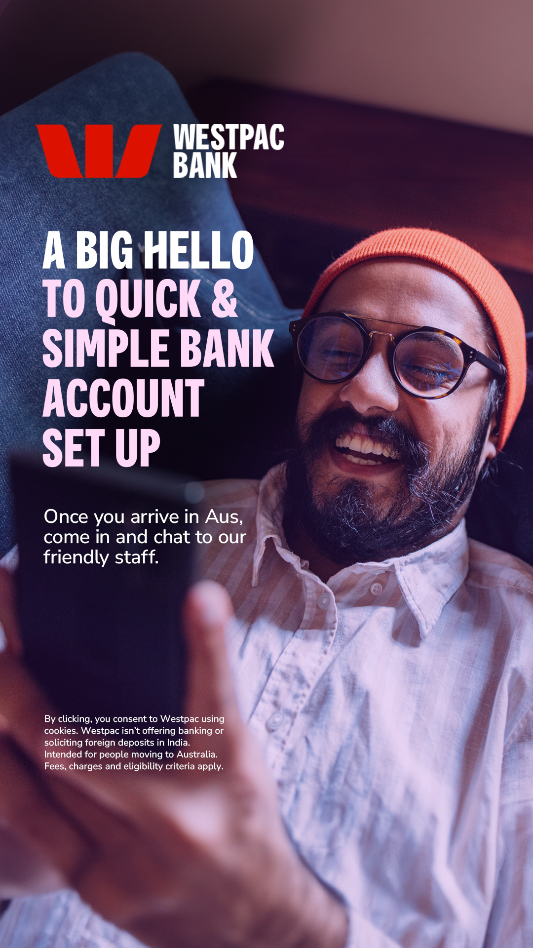 Westpac Facebook ad