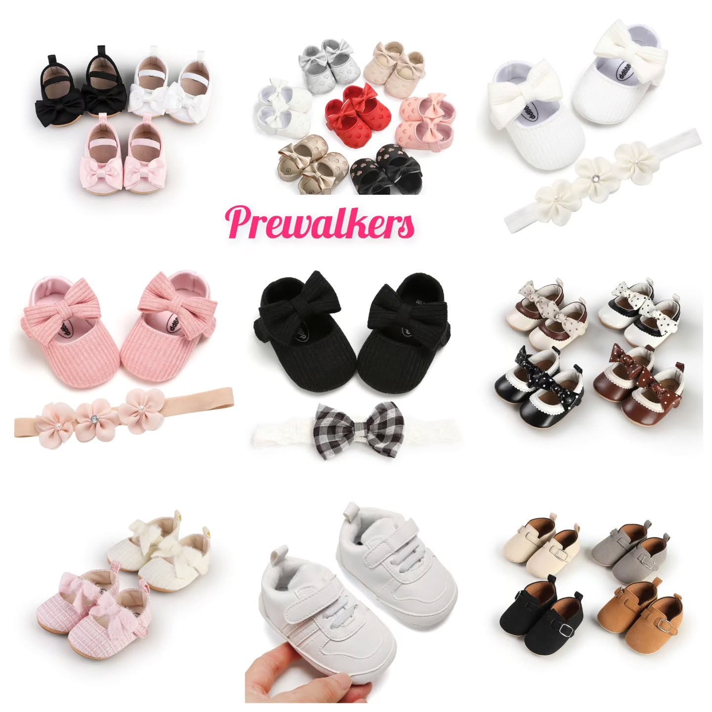 Pearl Baby Shoes and Accessories Facebook ad: New arrivals; kids shoes and accessories