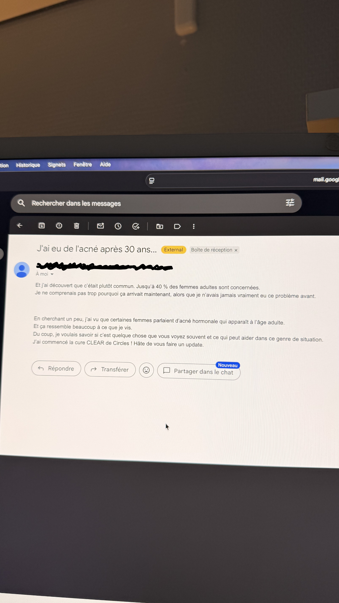 Circles Facebook ad