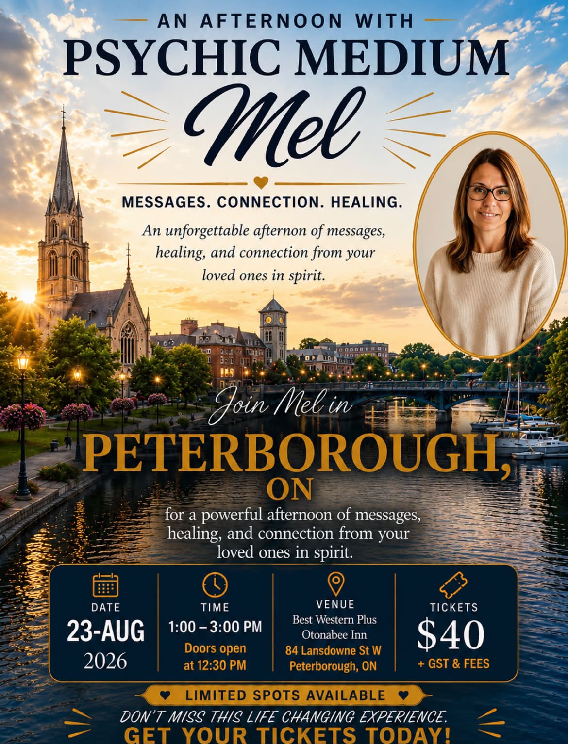 Serenity Mediumship & Reiki by Mel Facebook ad: Messages From the Beyond With Psychic Medium Mel