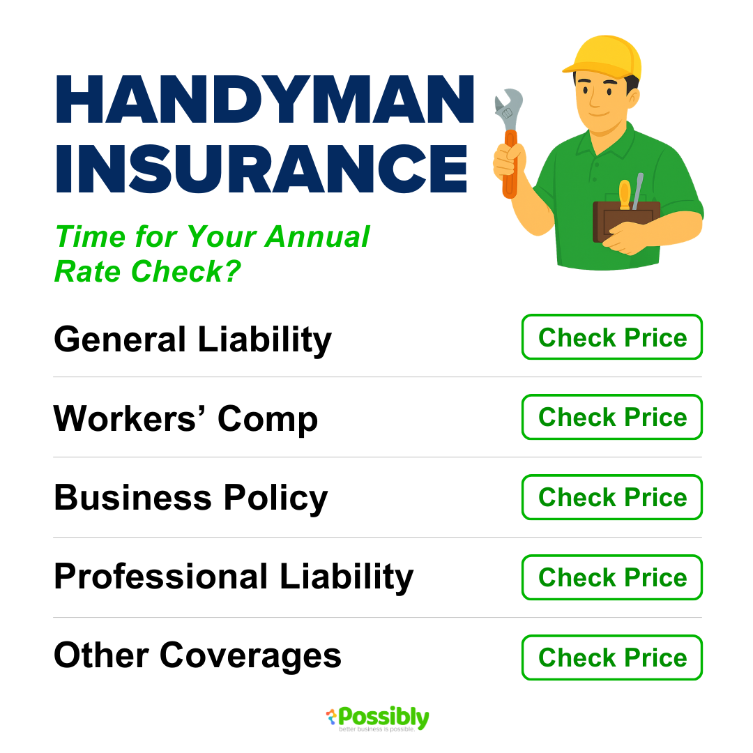 Possibly.com: Business Insurance Solutions Facebook ad