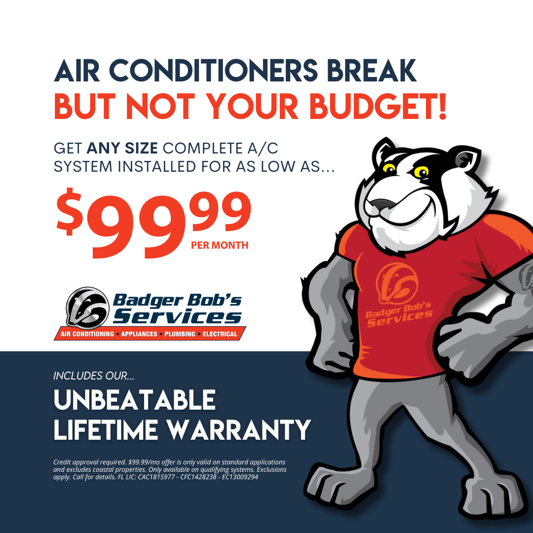 Badger Bob's Services Facebook ad from Sep 5, 2025