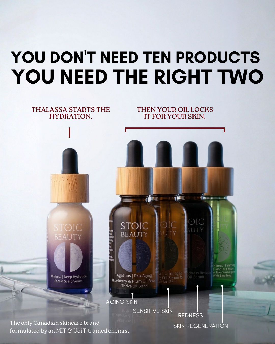 Stoic Beauty Facebook ad from Apr 9, 2026