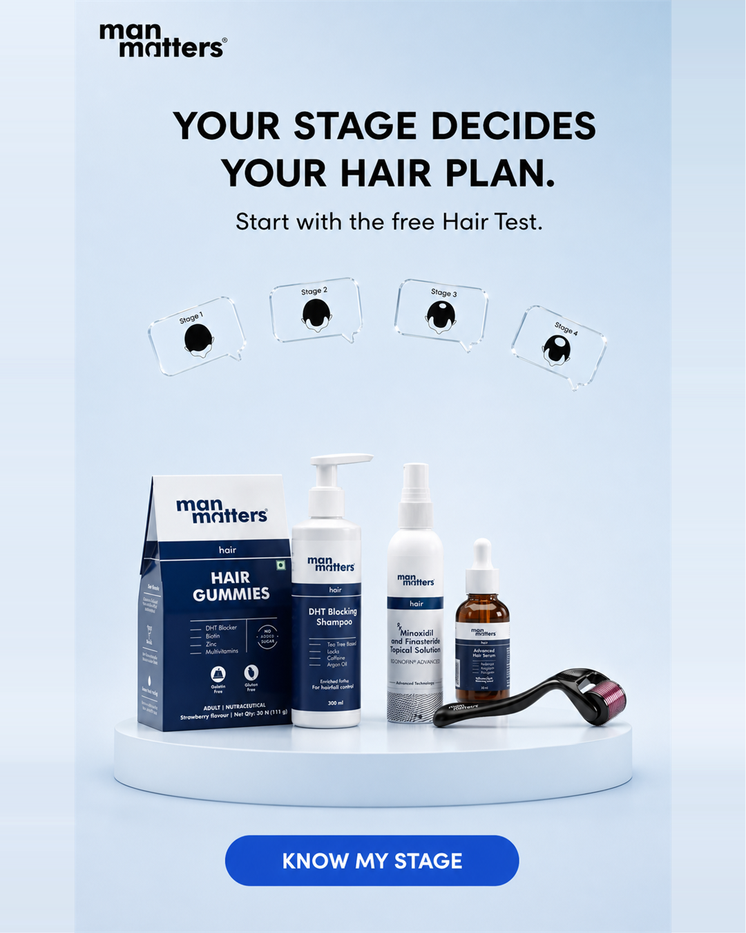 Hair Matters by Man Matters Facebook ad