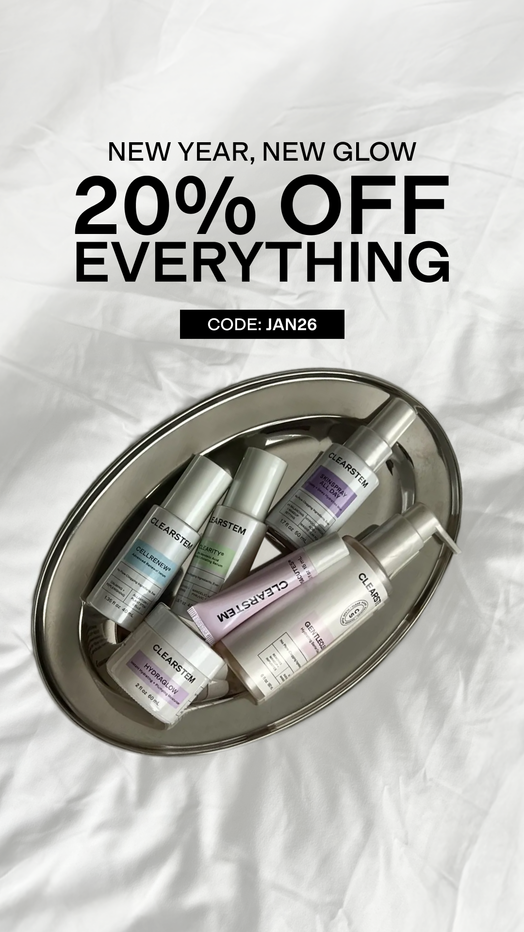 CLEARSTEM Skincare Facebook ad