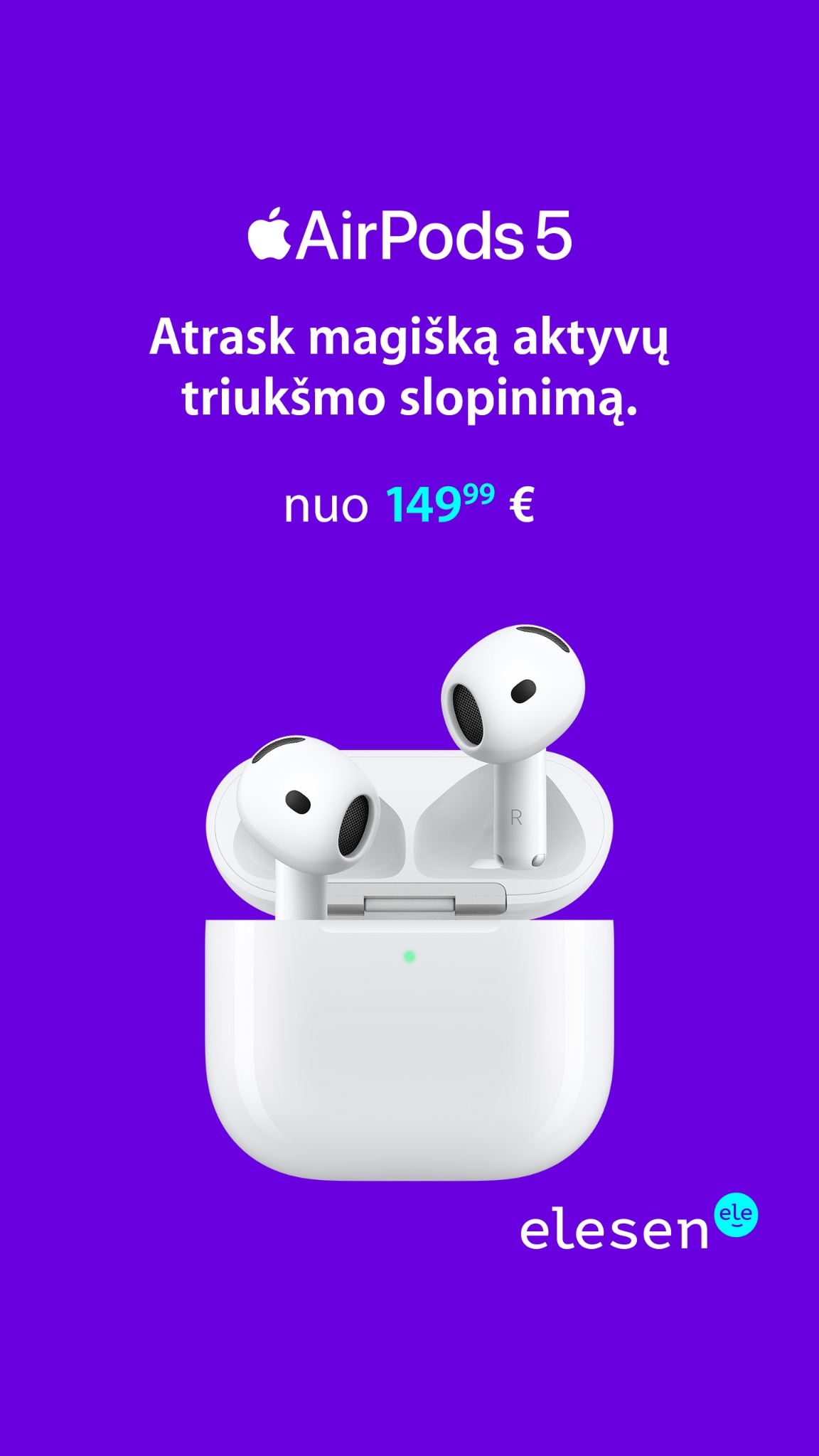 iLietuva Facebook ad: Atrask magišką aktyvų triukšmo slopinimą.