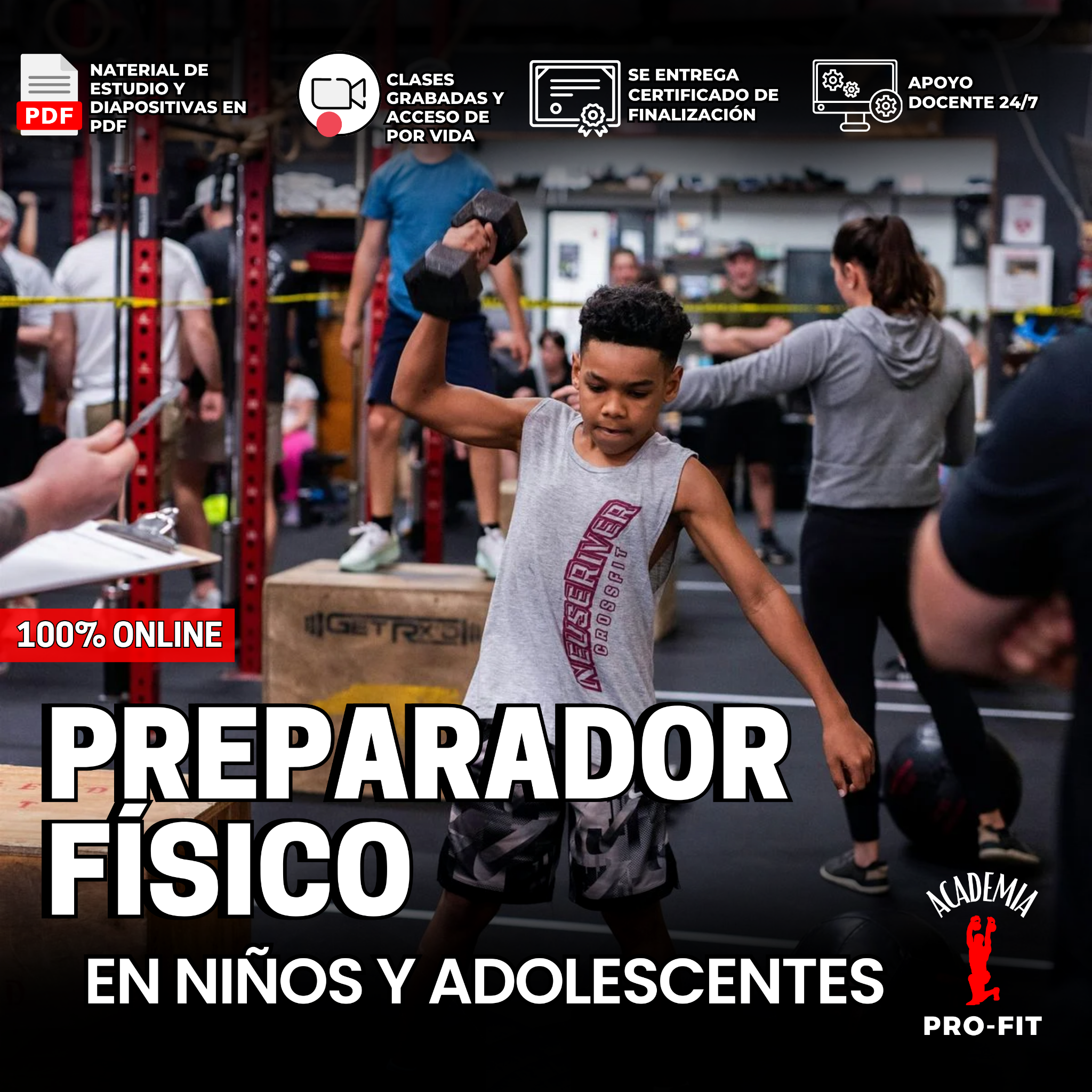 Academia Pro-Fit Facebook ad: LO QUIERO