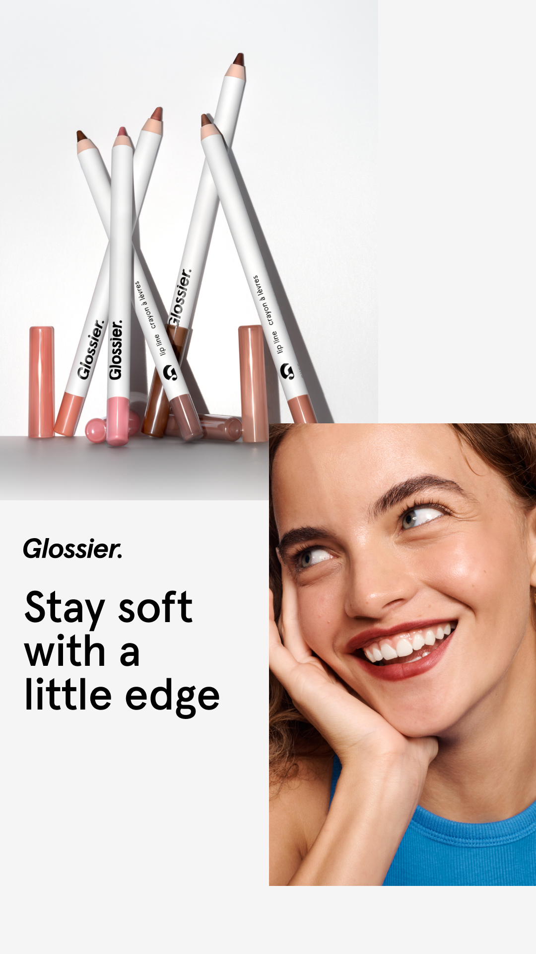 Glossier Facebook ad
