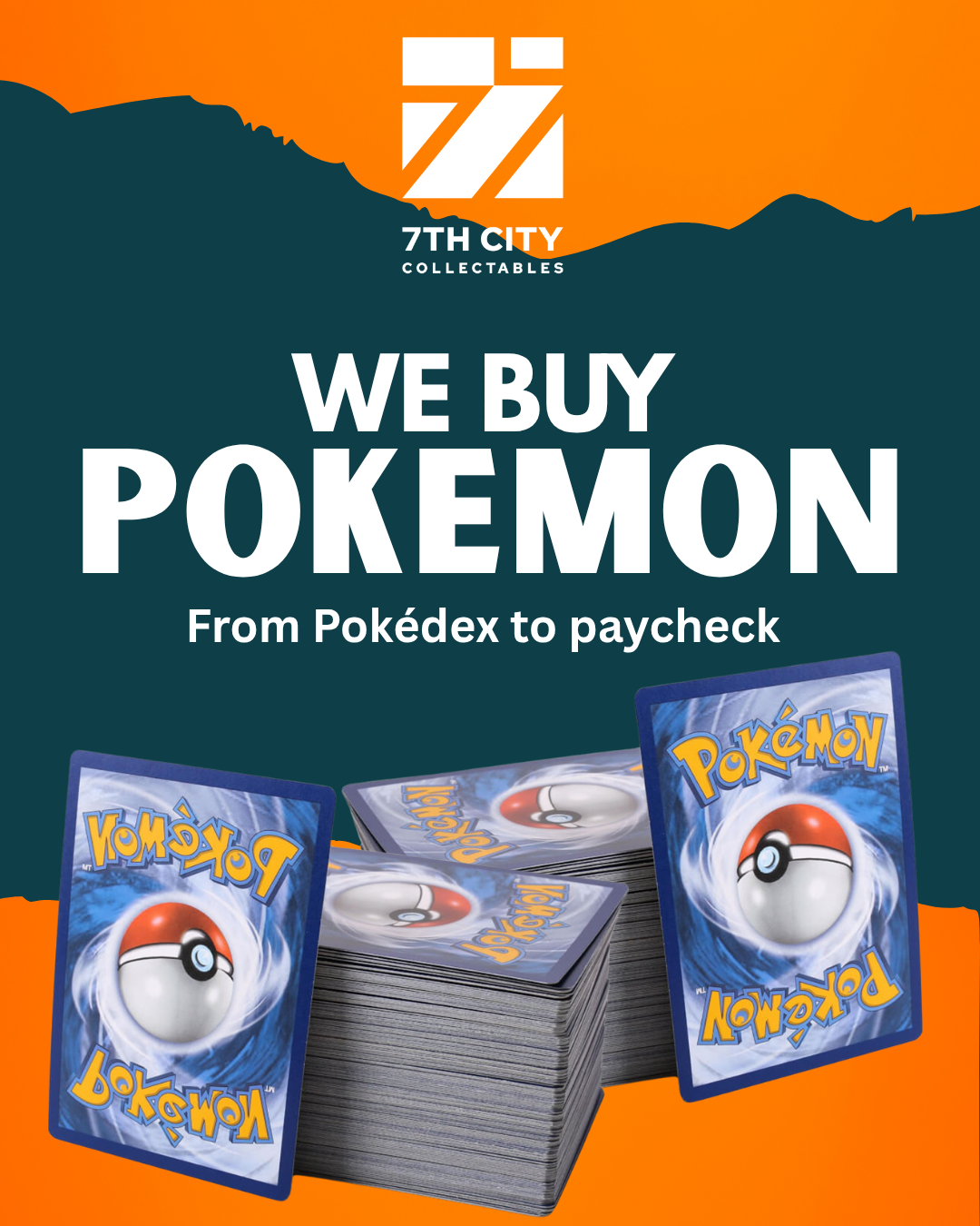 7th City Collectables Facebook ad: Sell To Us