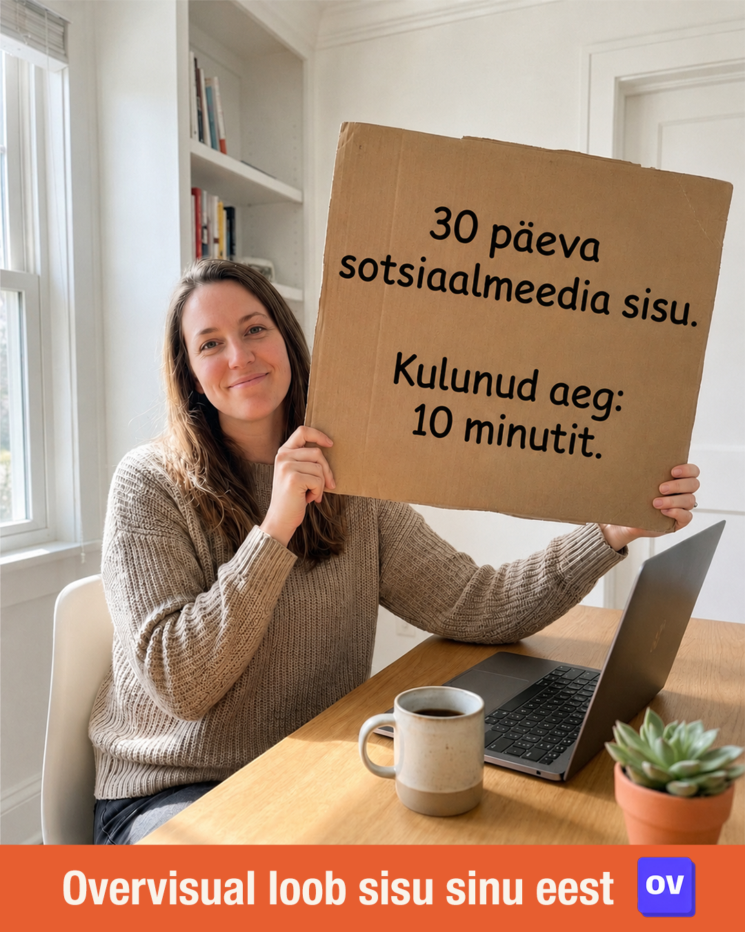 Overvisual Facebook ad
