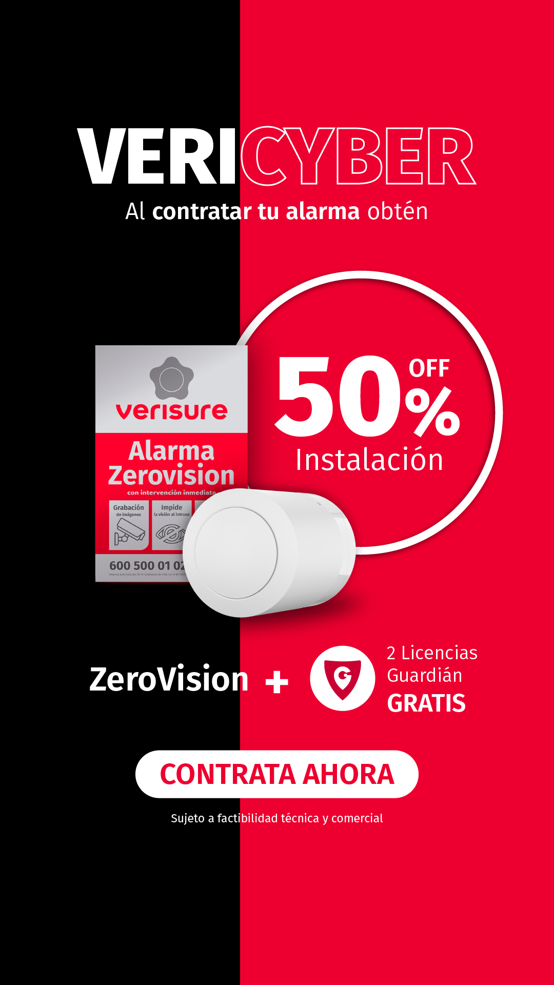 Verisure Chile Facebook ad