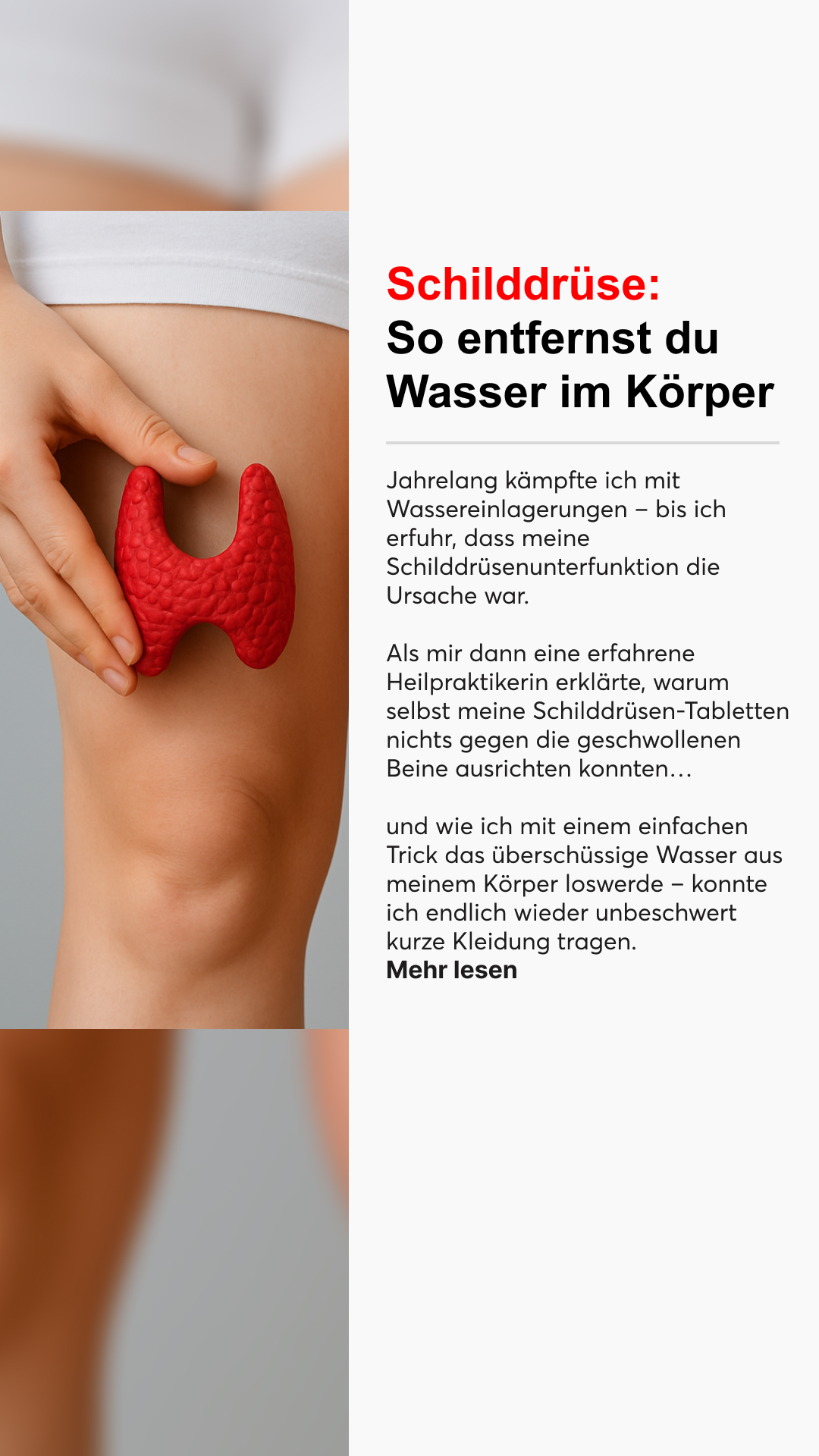 Mission Schilddrüse Facebook ad