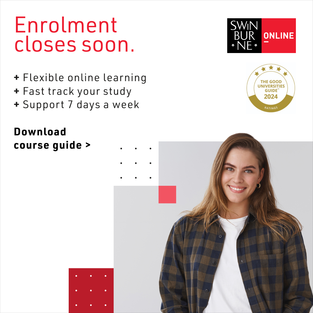 Swinburne Online Facebook ad