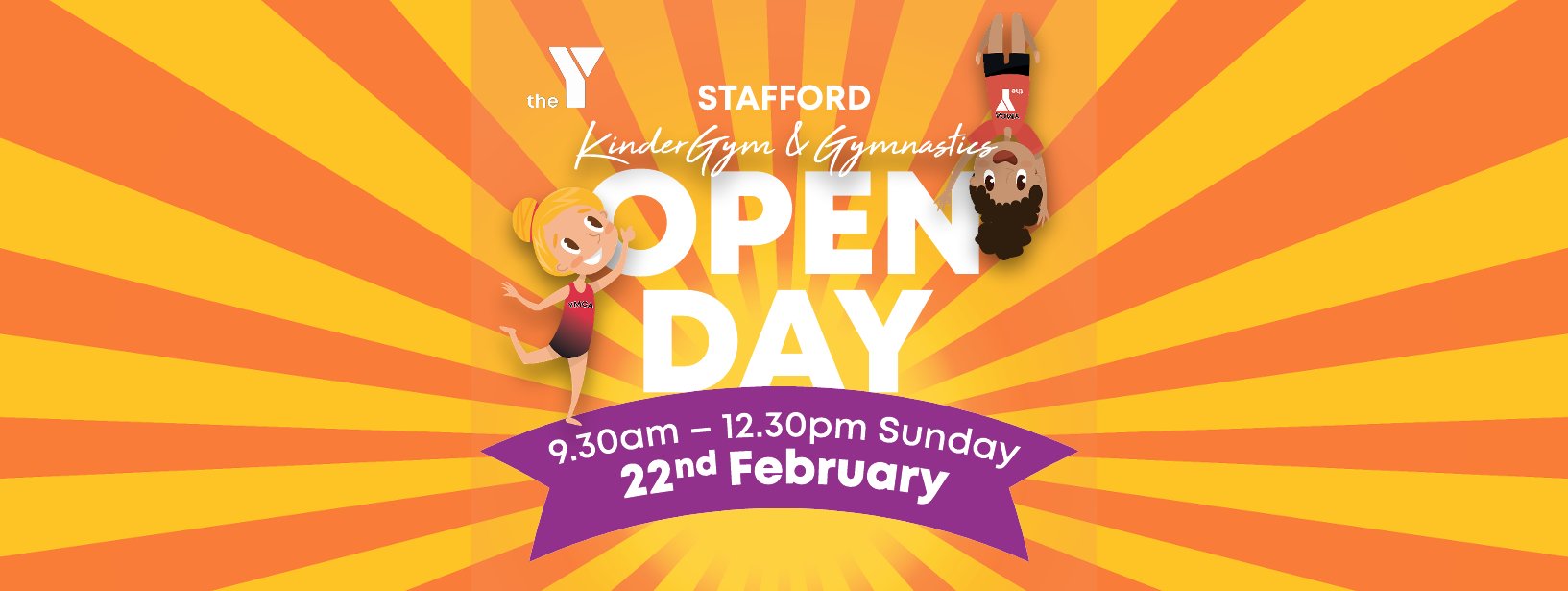 YMCA Gymnastics QLD Facebook ad: the Y Stafford Gymnastics OPEN DAY