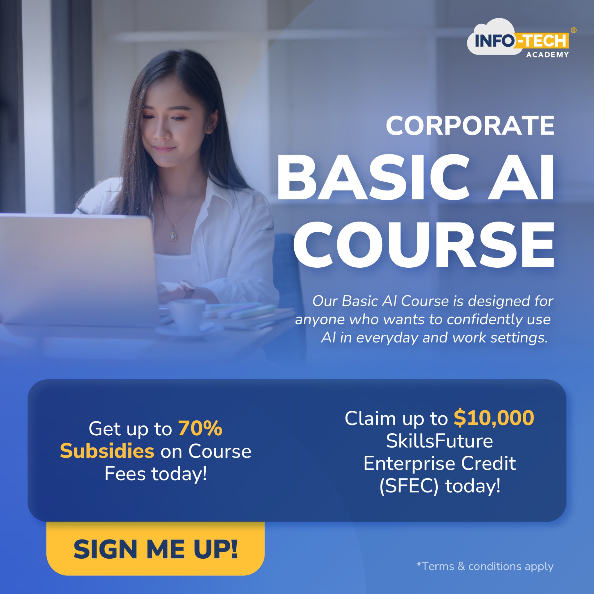Info-Tech Academy Facebook ad