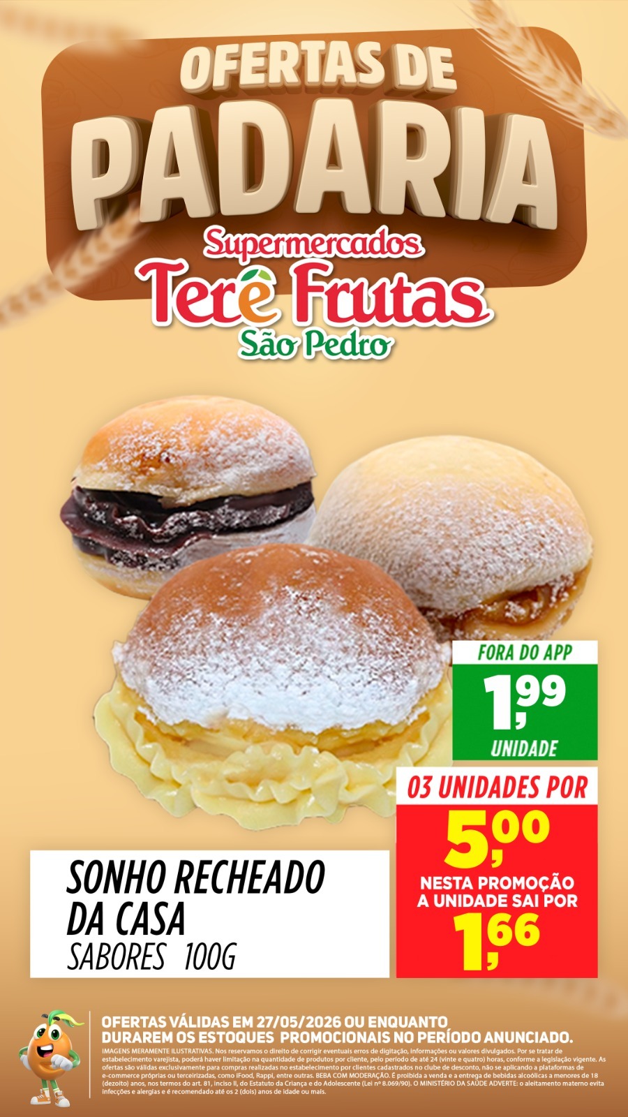 Super Terê Frutas São Pedro Facebook ad