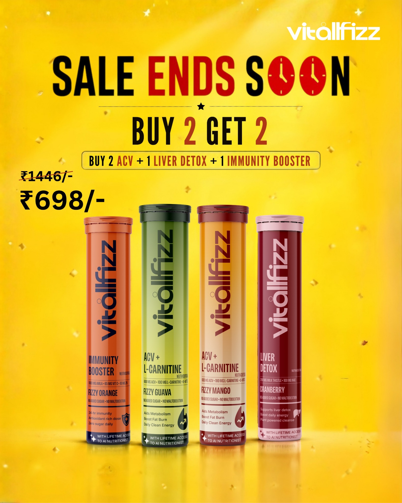Vitallfizz Facebook ad