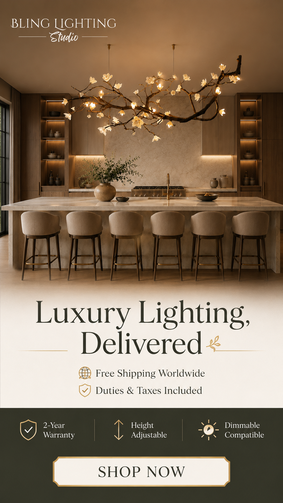 Bling Lighting Studio Facebook ad from Jul 14, 2026