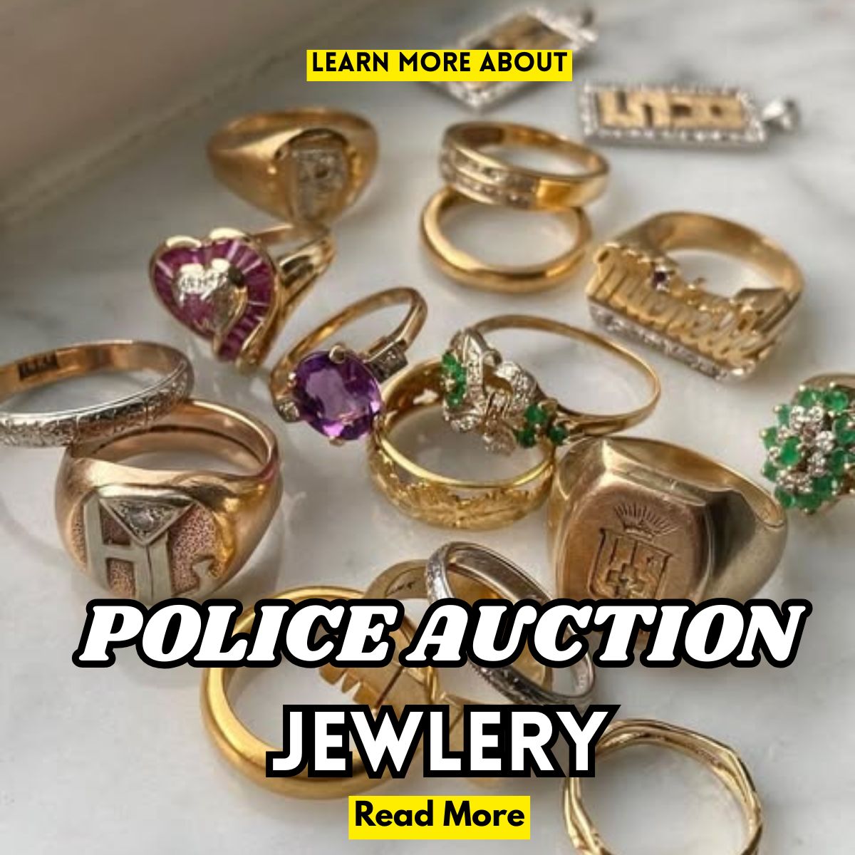 Capital Flow Facebook ad: Guide to Buying Jewelry at Police Auctions