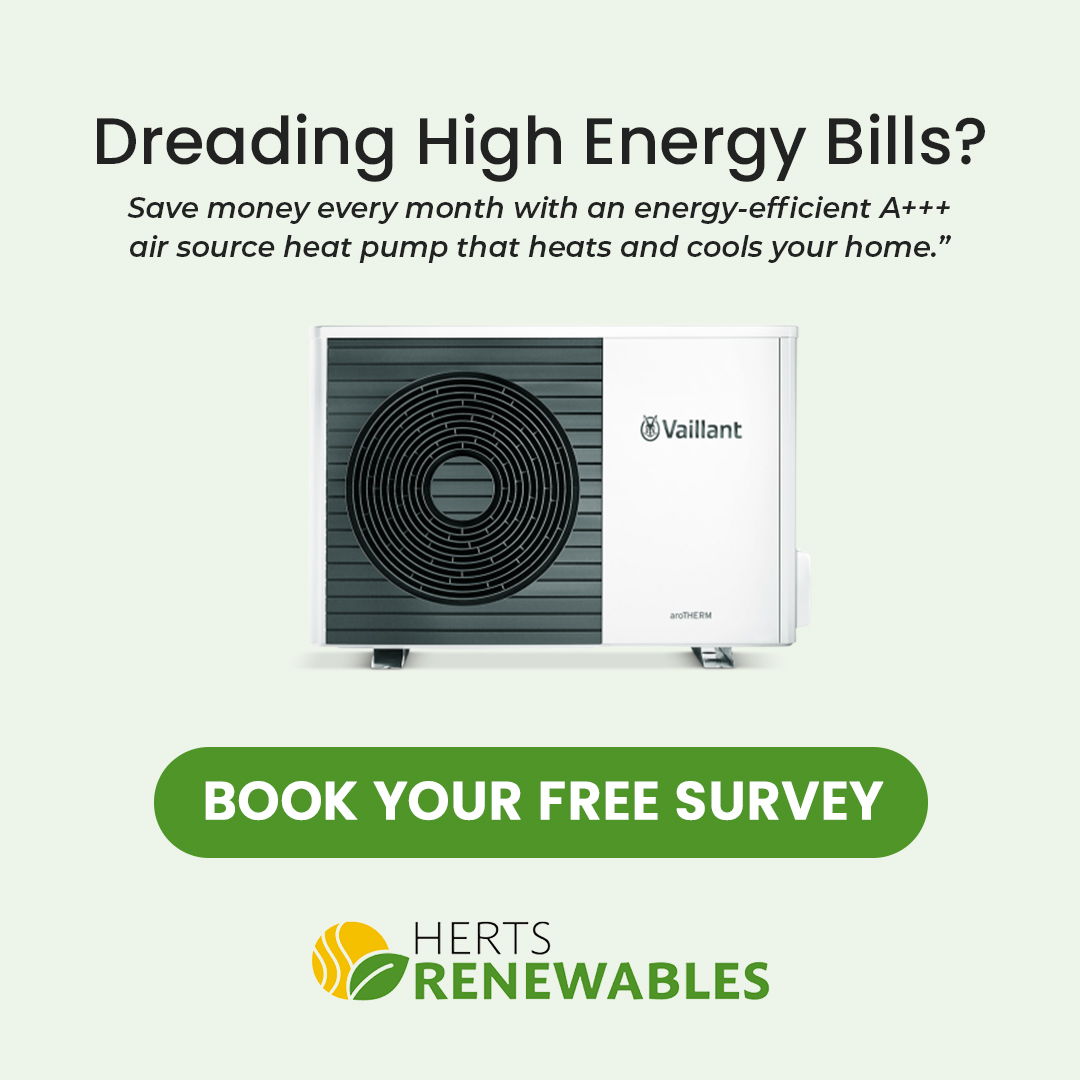 Herts Renewables Facebook ad from Aug 4, 2026