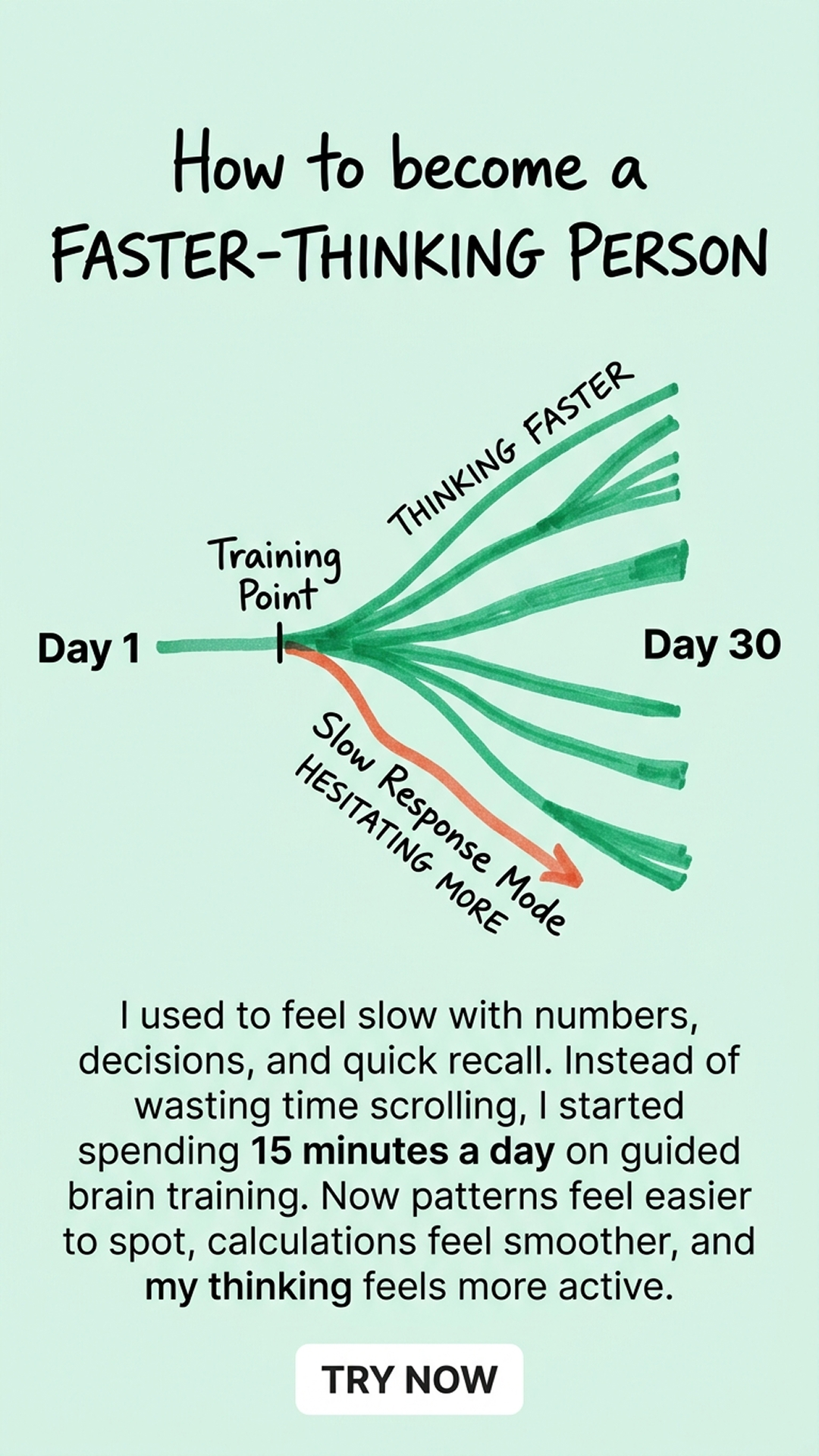 Impulse: Brain Training & Self-Discovery Facebook ad