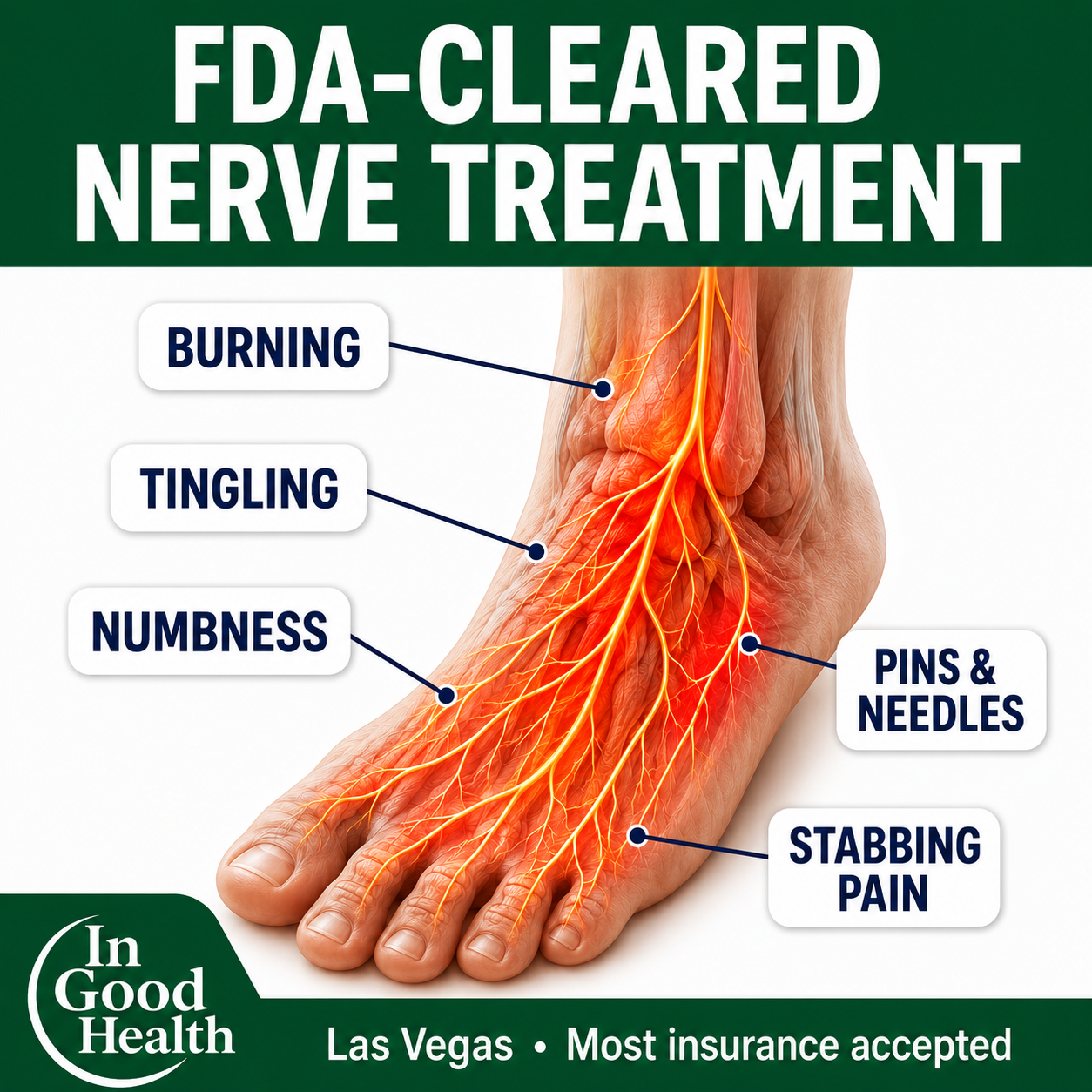In Good Health LV Facebook ad: Neuropathy Pain Relief Assessment