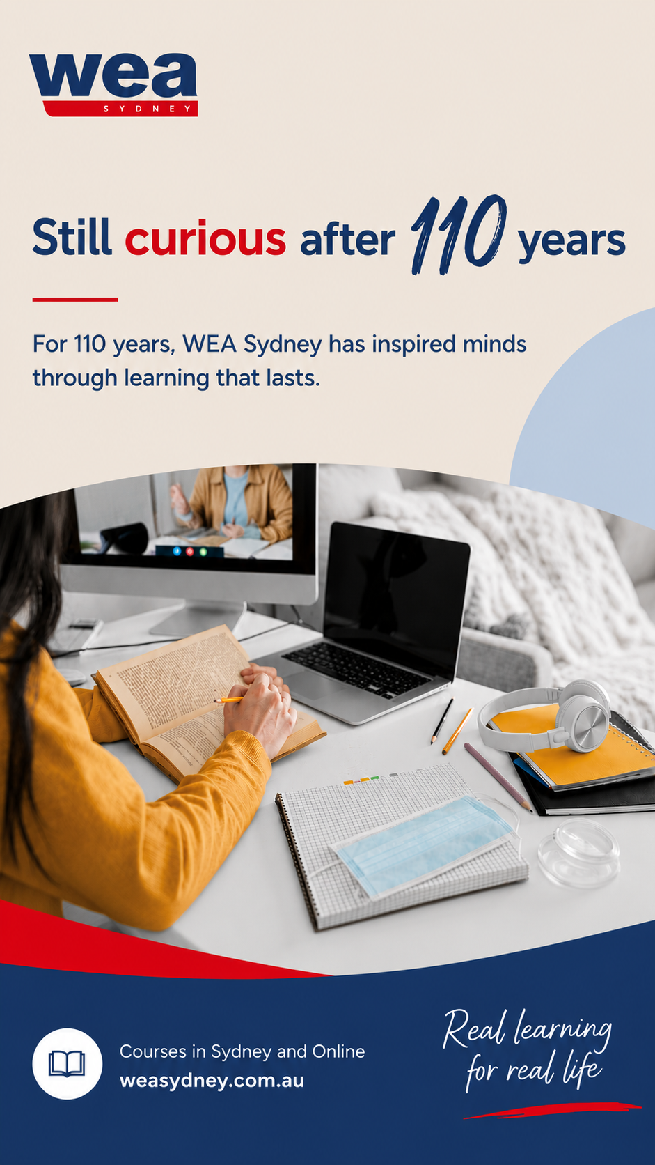 WEA Sydney Facebook ad from Jul 24, 2026