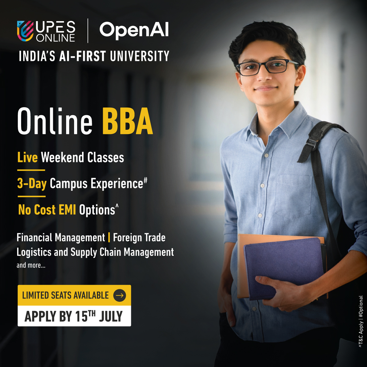 UPES Online Facebook ad
