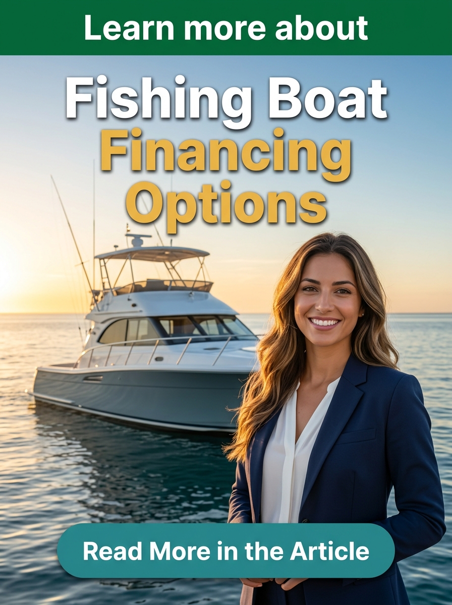 Smart Pathway Facebook ad: Fishing Boat Financing Options - Learn More