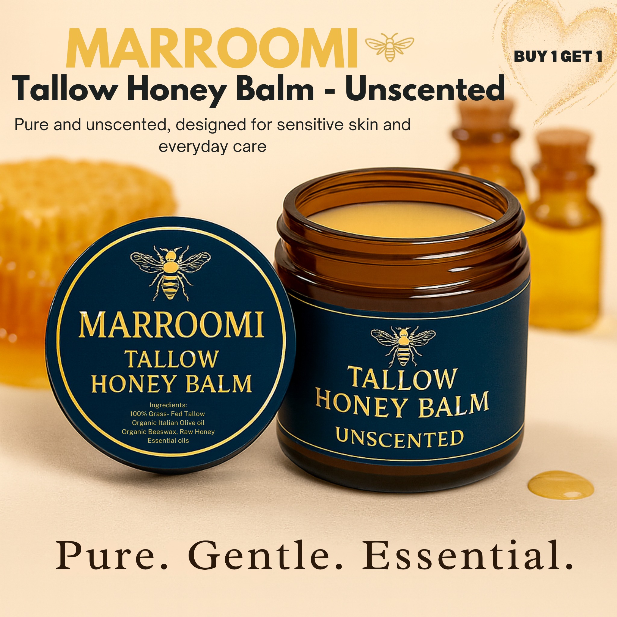 Marroomi Facebook ad: Nature’s Secret to Soothed, Glowing Skin
