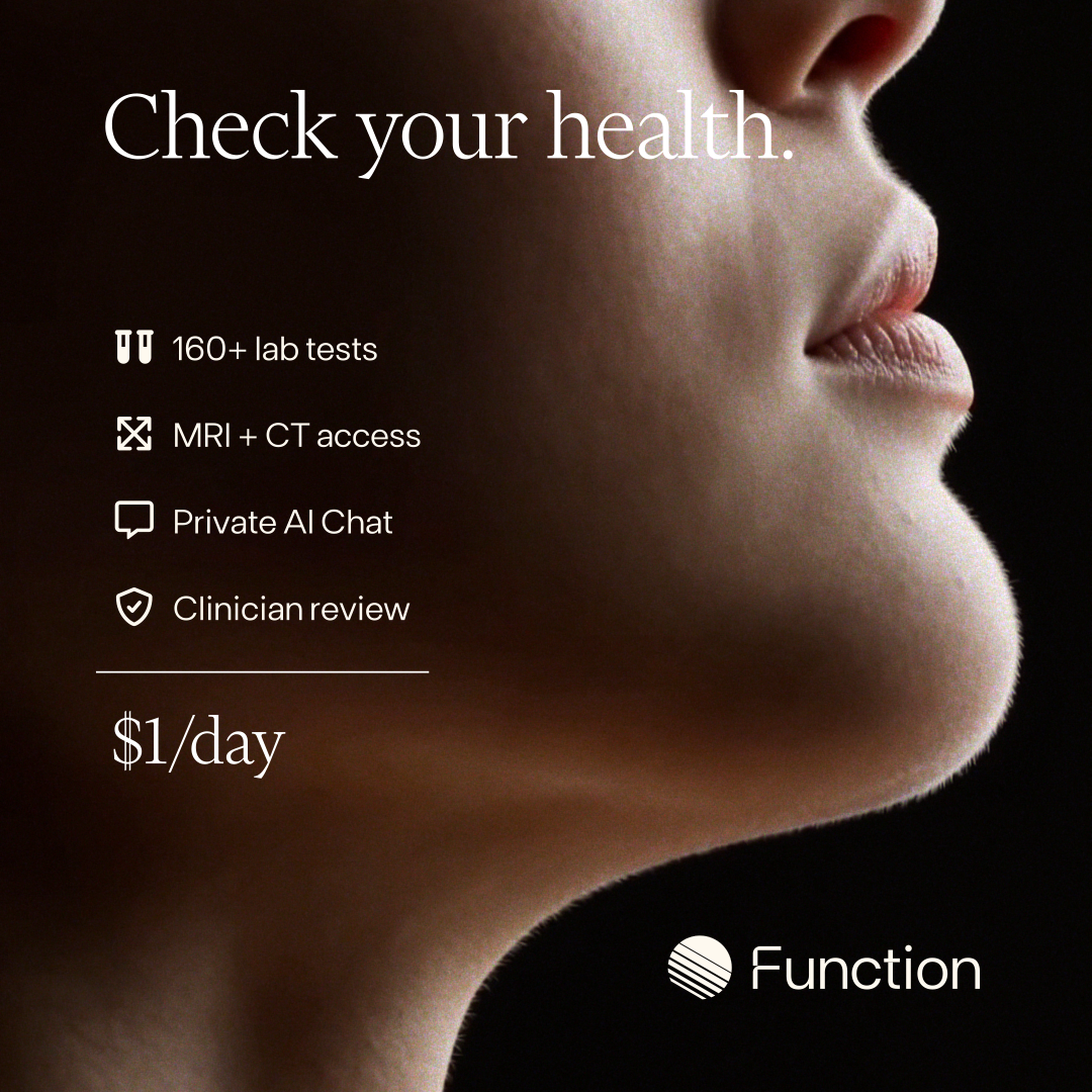 Function Health Facebook ad