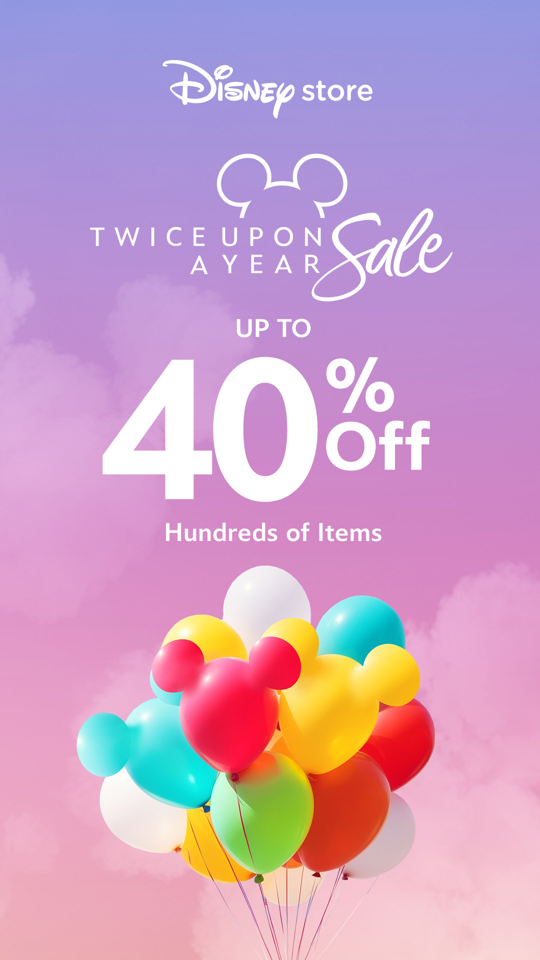 Disney Store Facebook ad