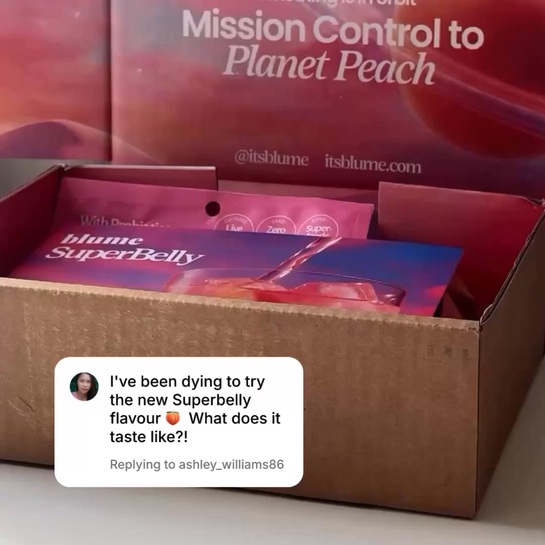 Blume Facebook ad: My New Favorite Flavor