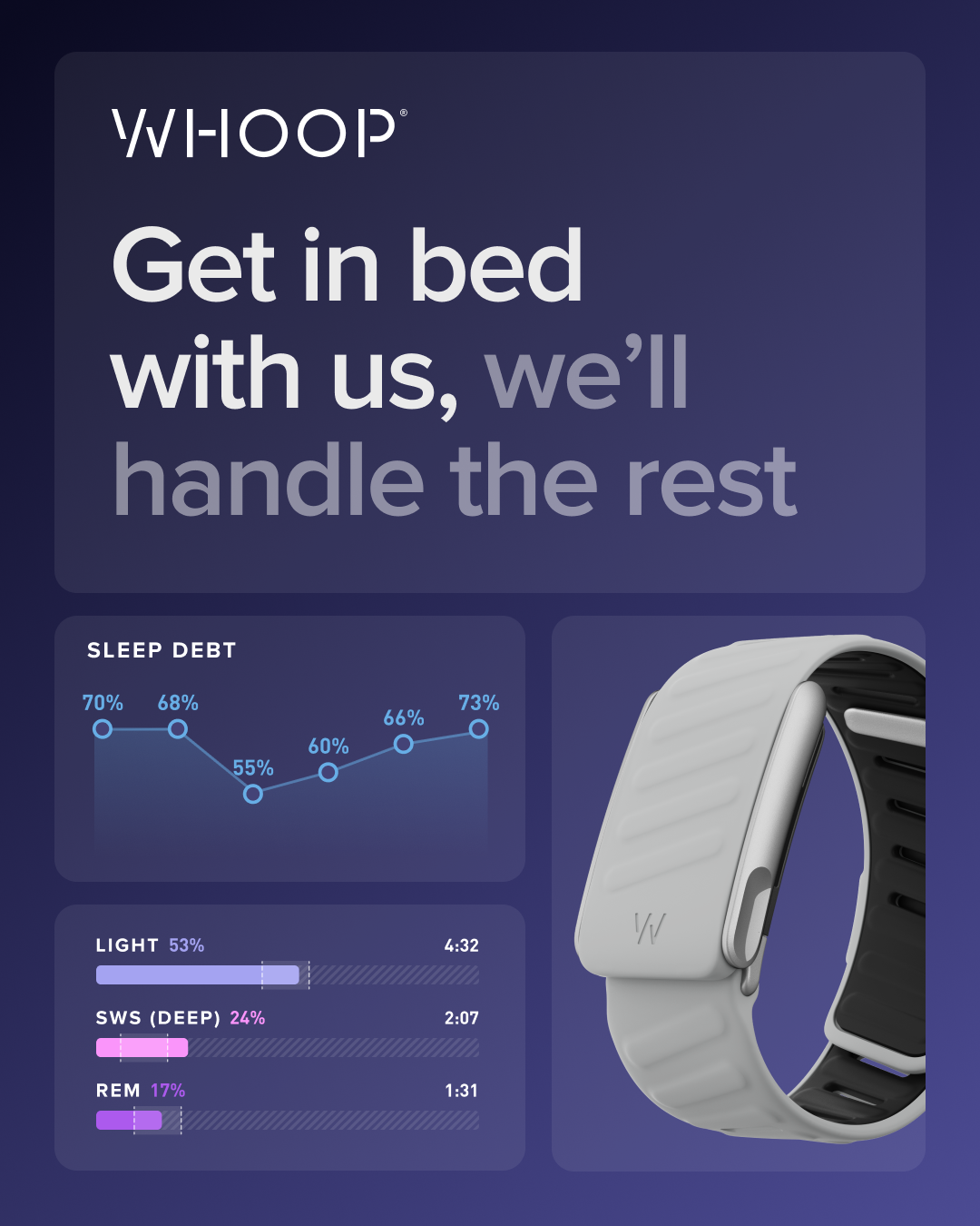 WHOOP Facebook ad