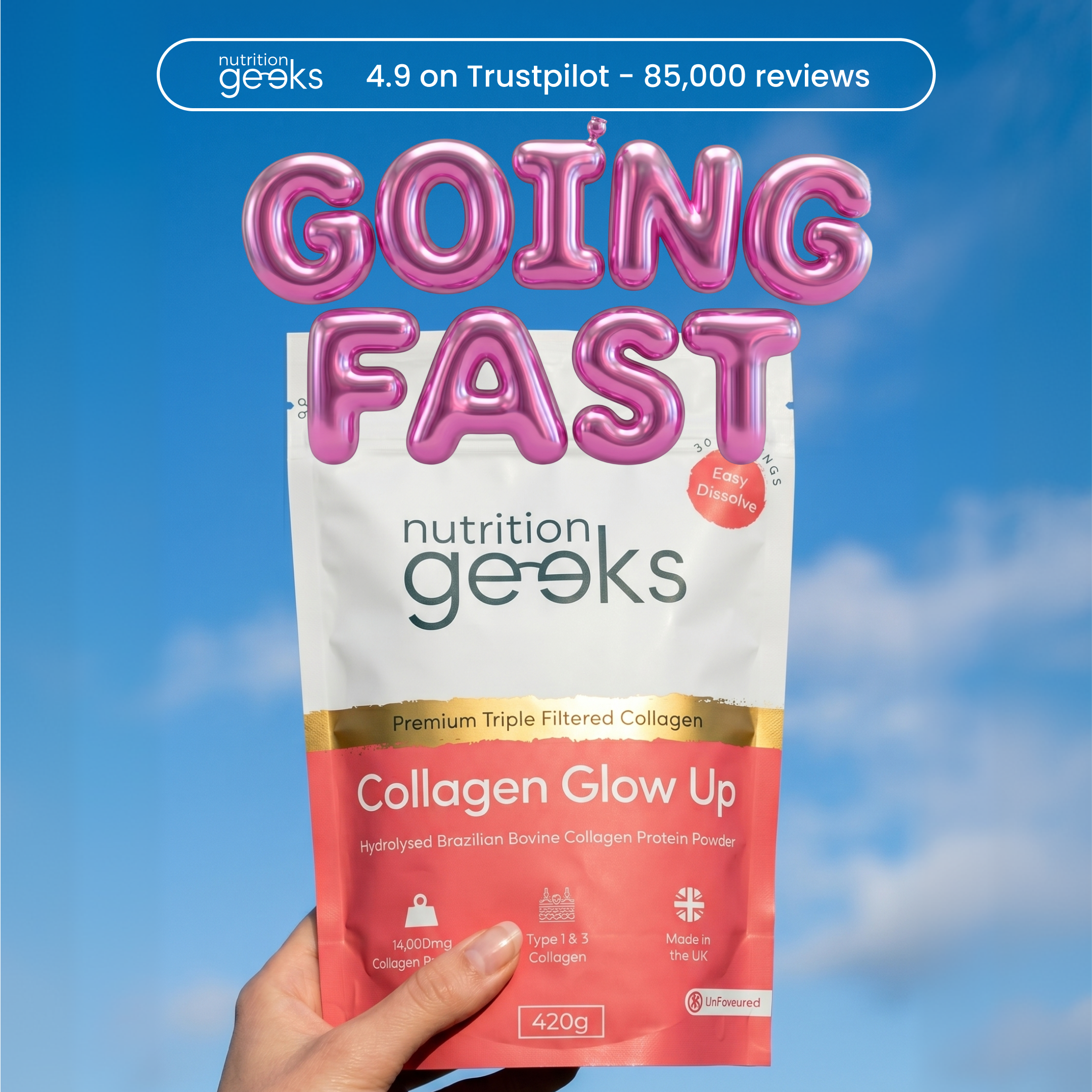 Radiant Over 40 Facebook ad
