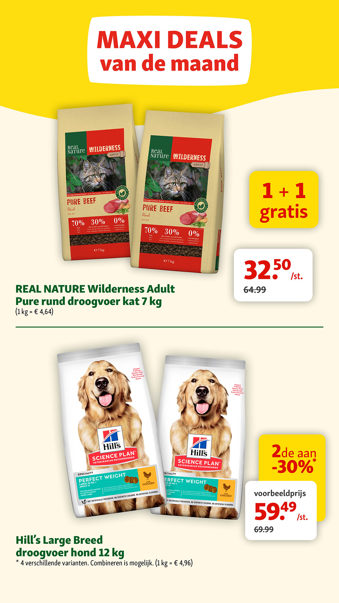 Maxi Zoo Belgium Facebook ad: Heb je onze Maxi Deals al gezien?