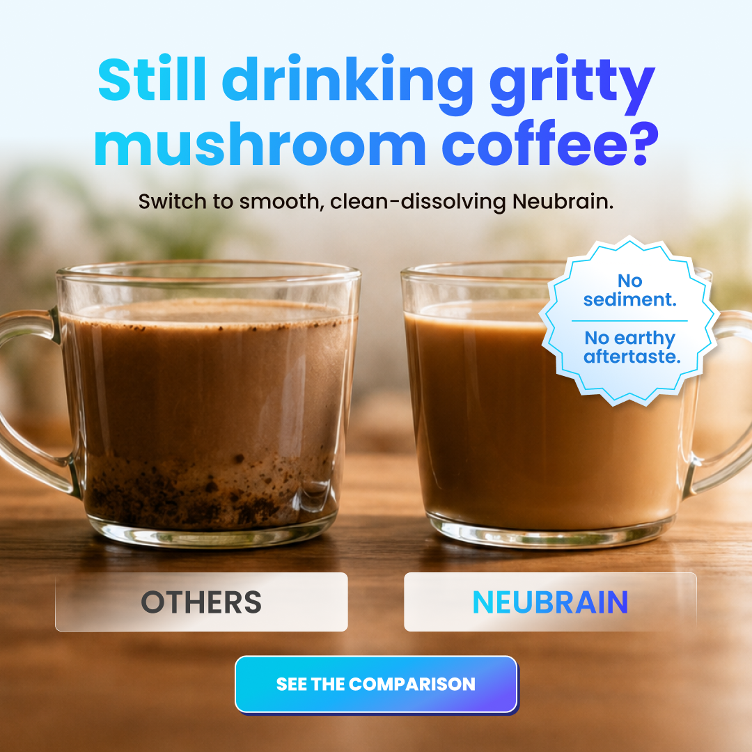 Mushroom Coffee's Ranked Facebook ad
