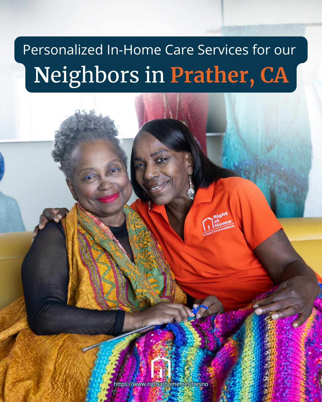Right at Home Facebook ad: In Home Care in Prather, CA | Right at Home