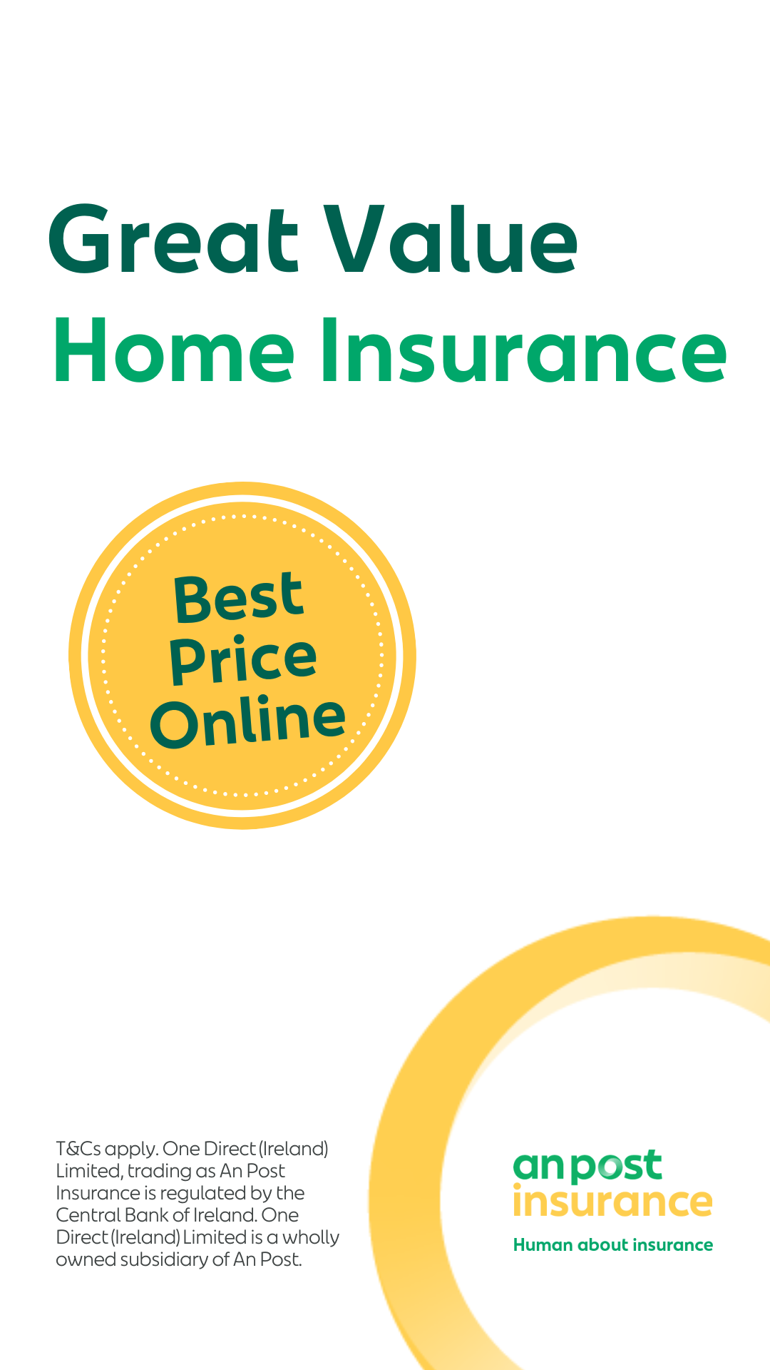 An Post Insurance Facebook ad