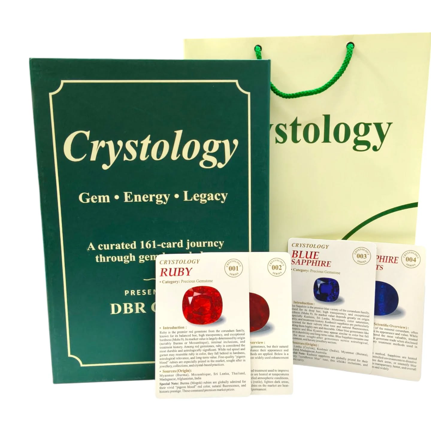 DBR Gems Facebook ad: Crystology, Gem • Energy • Legacy
