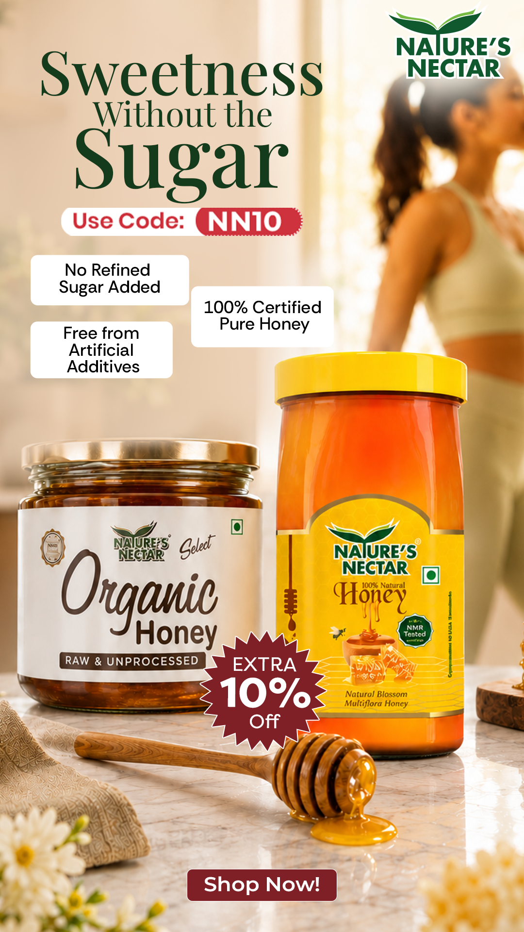 Nature's Nectar Facebook ad