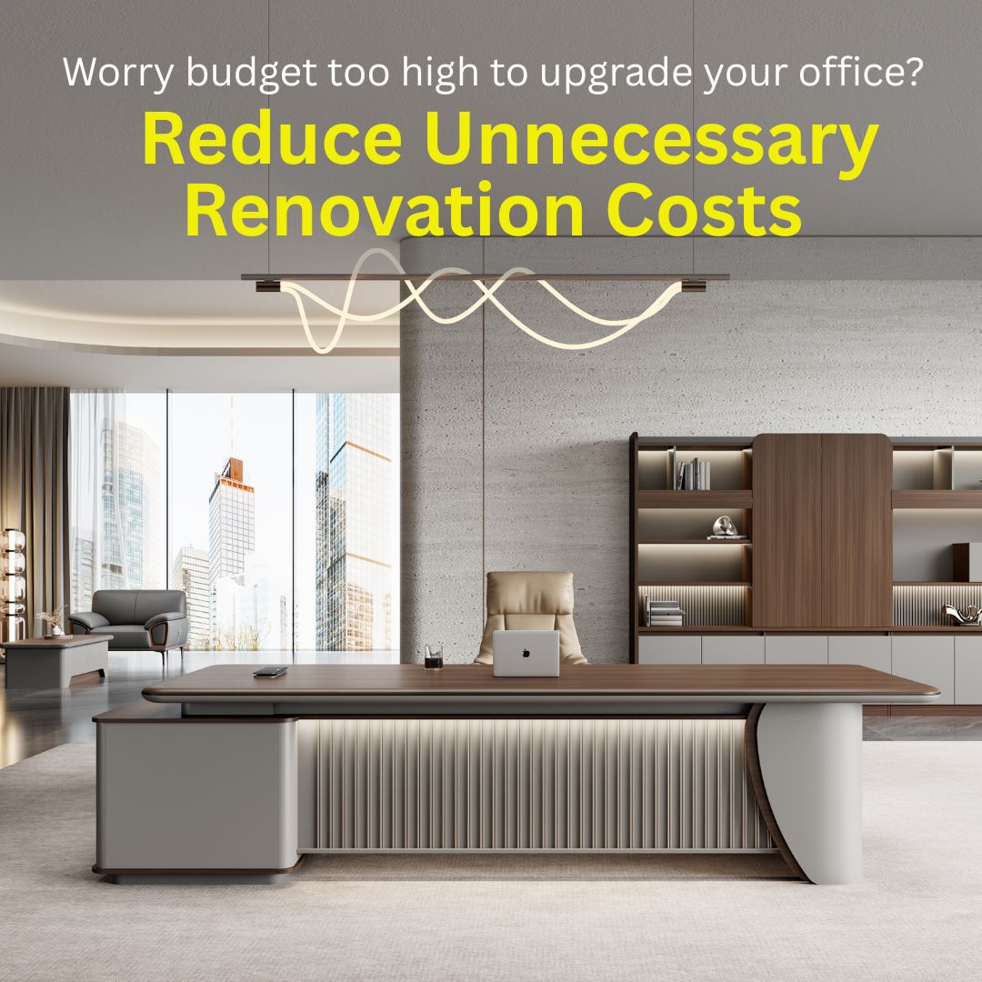Office2u Facebook ad: Thinking of upgrading your office, but worried budget…