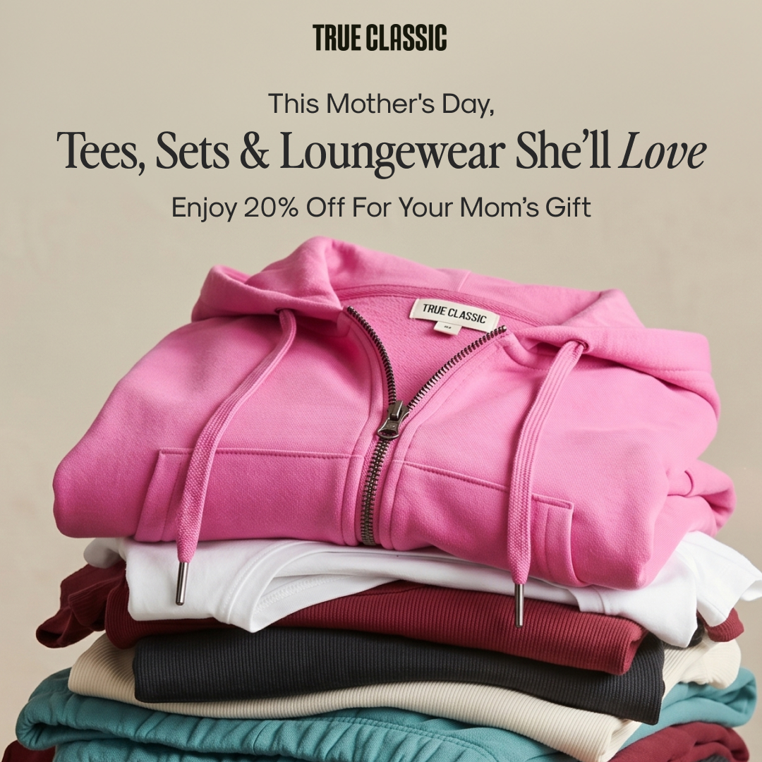 True Classic Women Facebook ad: Enjoy 20% Off All Women's Styles