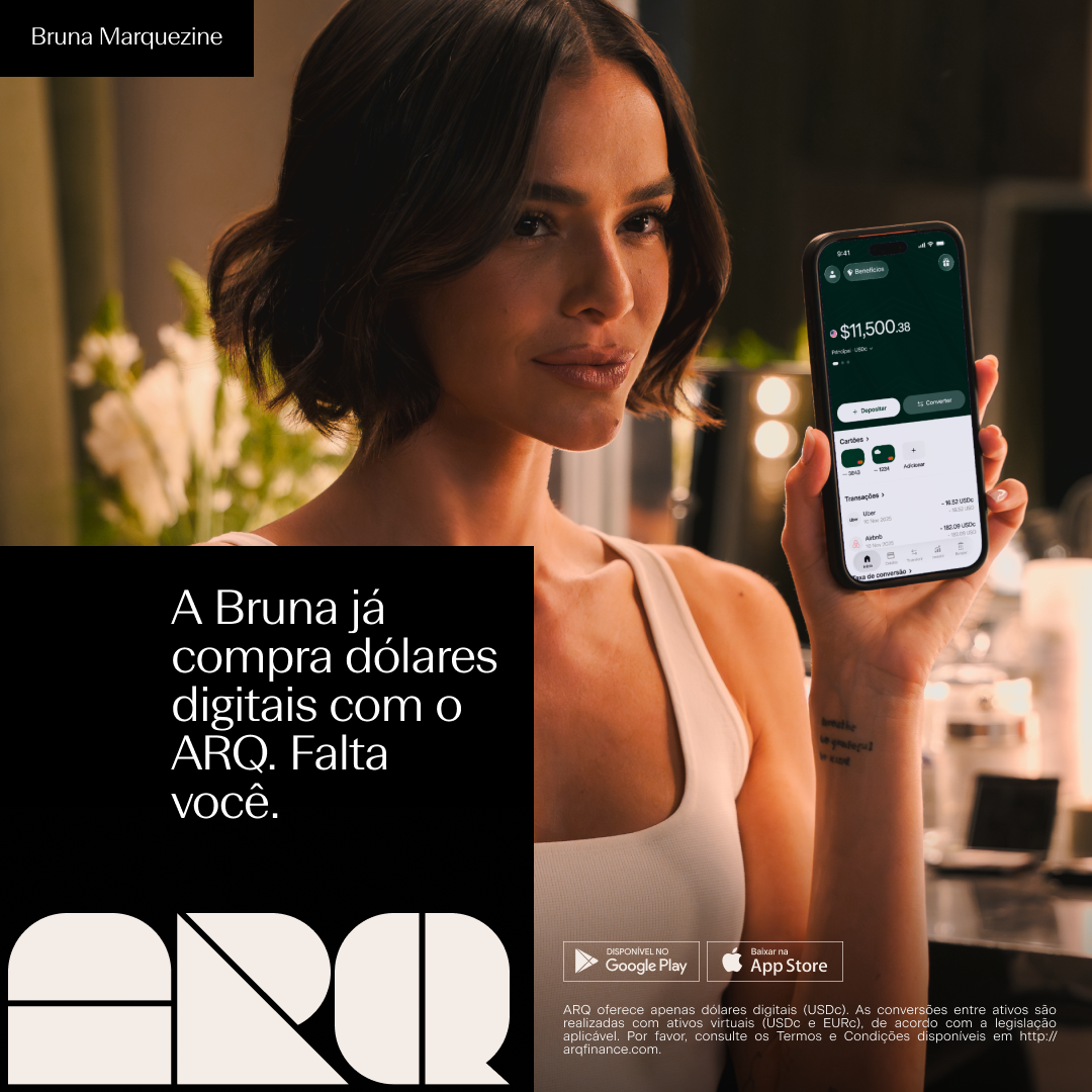 ARQ Facebook ad: Abra sua conta hoje.