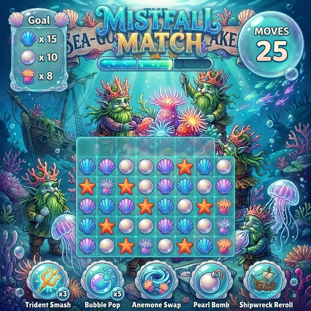 Mistfall Match - Marketing Facebook ad
